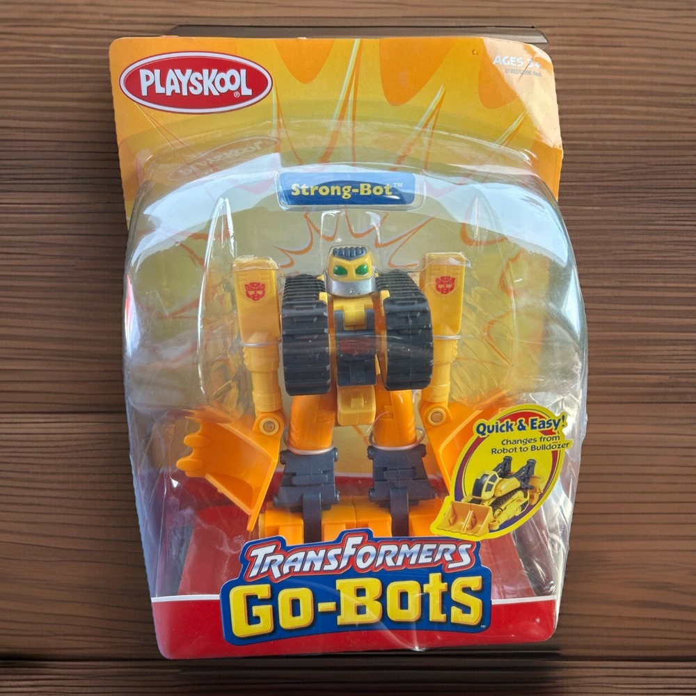 Go-Bots‎ Bulldozer to Strong-Bot New Factory Sealed 2002 GOBOTS